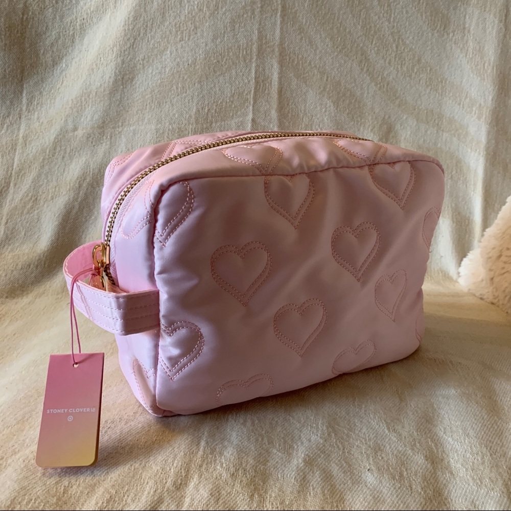 Stoney Clover Lane x Target Pink Heart Pouch Large